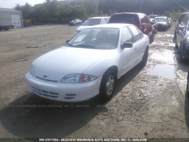 1G1JC524527403158 - 2002 CHEVROLET CAVALIER CNG WHITE photo 2