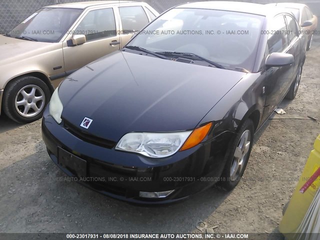 1G8AV18BX7Z103959 - 2007 SATURN ION LEVEL 3 BLACK photo 2