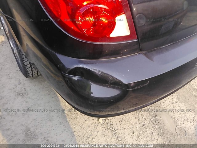 1G8AV18BX7Z103959 - 2007 SATURN ION LEVEL 3 BLACK photo 6