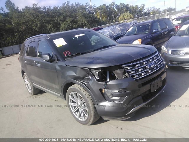 1FM5K8F8XHGB83658 - 2017 FORD EXPLORER LIMITED 灰色 照片 1