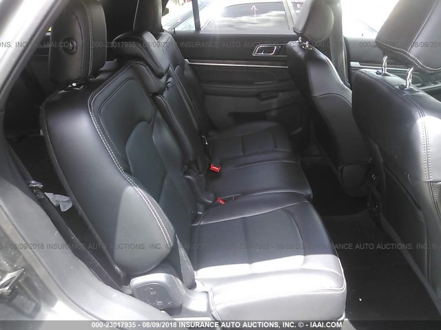 1FM5K8F8XHGB83658 - 2017 FORD EXPLORER LIMITED 灰色 照片 8