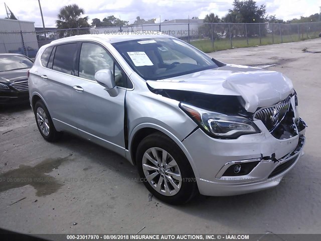 LRBFX1SA3JD082784 - 2018 BUICK ENVISION ESSENCE Արծաթագույն լուսանկար 1
