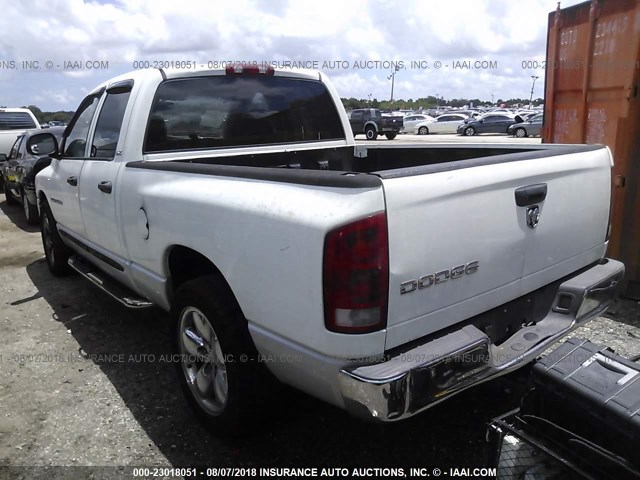 3D7HA18N32G159539 - 2002 DODGE RAM 1500 WHITE photo 3