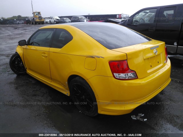 JTKJF5C74C3023575 - 2012 TOYOTA SCION TC 黄色 照片 3