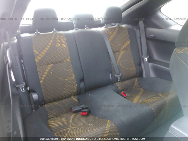 JTKJF5C74C3023575 - 2012 TOYOTA SCION TC 黄色 照片 8