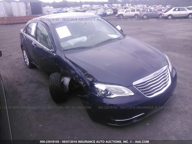 1C3CCBBG9DN569419 - 2013 CHRYSLER 200 TOURING BLUE photo 1