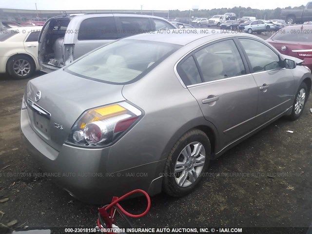 1N4AL2AP6CC134507 - 2012 NISSAN ALTIMA S TAN photo 4