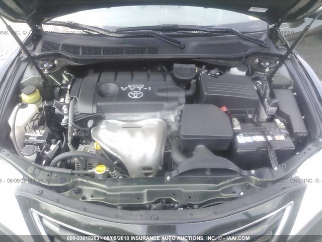 4T1BF3EK7AU530328 - 2010 TOYOTA CAMRY SE/LE/XLE GREEN photo 10