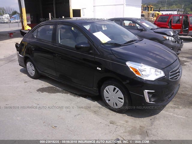 ML32F3FJ7HHF11149 - 2017 MITSUBISHI MIRAGE G4 ES შავი ფოტო 1