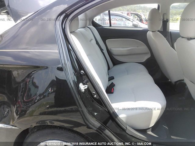 ML32F3FJ7HHF11149 - 2017 MITSUBISHI MIRAGE G4 ES შავი ფოტო 8