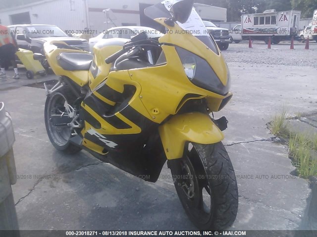 JH2PC35012M305011 - 2002 HONDA CBR600 F4 YELLOW photo 1