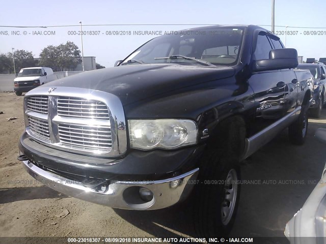 3D7KU28C94G245555 - 2004 DODGE RAM 2500 ST/SLT BLACK photo 2