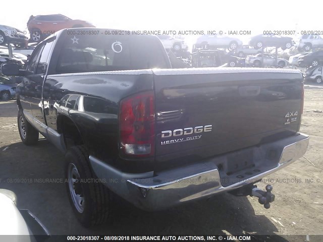 3D7KU28C94G245555 - 2004 DODGE RAM 2500 ST/SLT BLACK photo 3