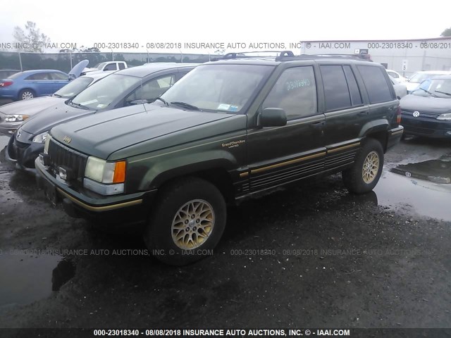 1J4GZ78S6SC693879 - 1995 JEEP GRAND CHEROKEE LIMITED/ORVIS GREEN photo 2