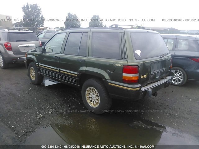 1J4GZ78S6SC693879 - 1995 JEEP GRAND CHEROKEE LIMITED/ORVIS GREEN photo 3