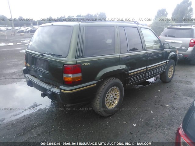 1J4GZ78S6SC693879 - 1995 JEEP GRAND CHEROKEE LIMITED/ORVIS GREEN photo 4