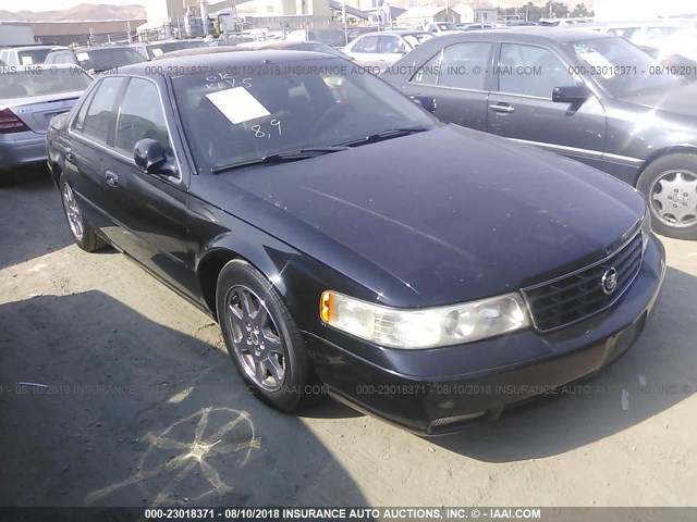 1G6KY54912U285555 - 2002 CADILLAC SEVILLE STS BLACK photo 1