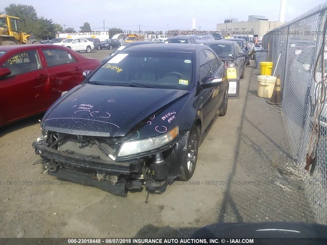 19UUA765X7A048881 - 2007 ACURA TL TYPE S BLACK photo 2