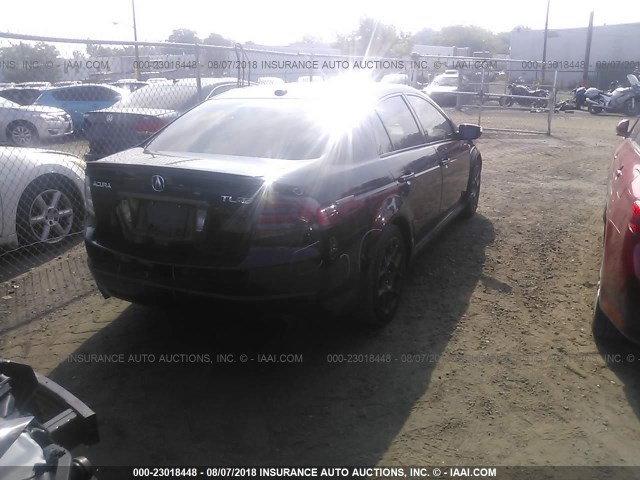 19UUA765X7A048881 - 2007 ACURA TL TYPE S BLACK photo 4