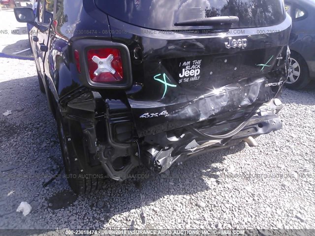 ZACCJBAB5HPE42929 - 2017 JEEP RENEGADE SPORT 黑色 照片 6