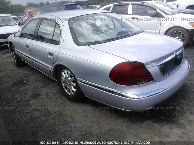 1LNHM97V0XY642853 - 1999 LINCOLN CONTINENTAL  Silber Foto 3