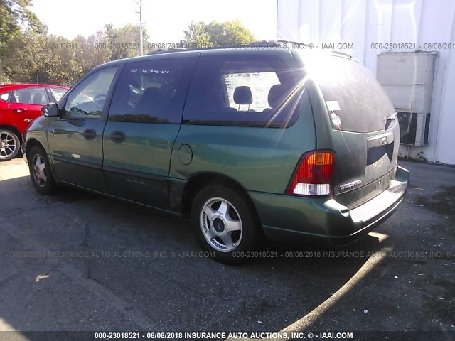 2FMZA51443BA14890 - 2003 FORD WINDSTAR LX GREEN photo 3