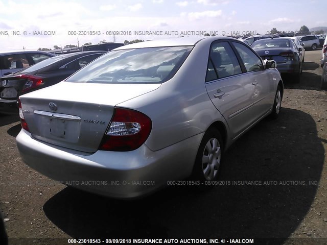 4T1BE32K83U650102 - 2003 TOYOTA CAMRY LE/XLE/SE Gümüş foto 4