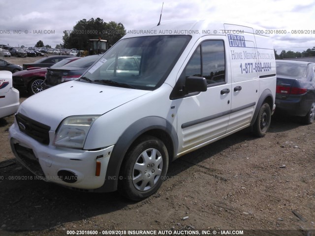 NM0LS7DN3BT056731 - 2011 FORD TRANSIT CONNECT XLT WHITE photo 2