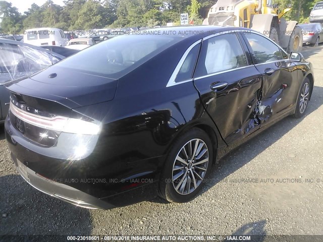 3LN6L5D98HR641203 - 2017 LINCOLN MKZ SELECT BLACK photo 4