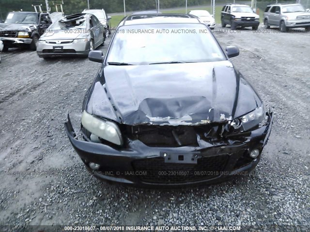 JM1GG12L561105837 - 2006 MAZDA SPEED 6 BLACK photo 6