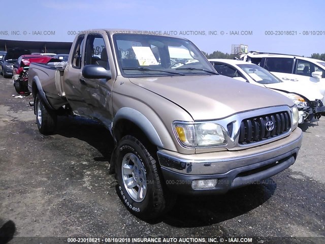 5TESM92N52Z036571 - 2002 TOYOTA TACOMA XTRACAB PRERUNNER ოქროსფერი ფოტო 1
