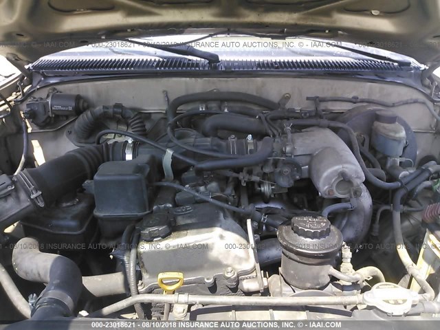 5TESM92N52Z036571 - 2002 TOYOTA TACOMA XTRACAB PRERUNNER ოქროსფერი ფოტო 10