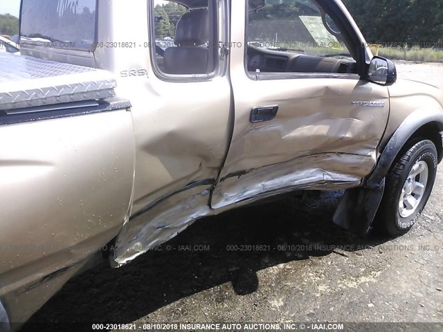 5TESM92N52Z036571 - 2002 TOYOTA TACOMA XTRACAB PRERUNNER ოქროსფერი ფოტო 6