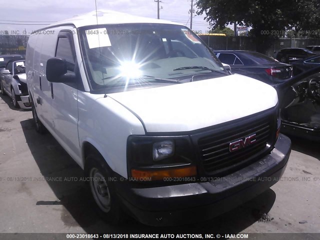 1GTFG15X551173290 - 2005 GMC SAVANA G1500 WHITE photo 1