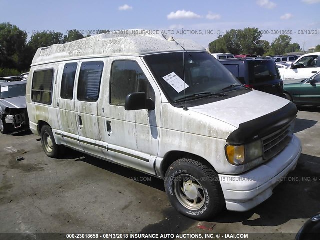 1FDEE14H1PHB93697 - 1993 FORD ECONOLINE E150 VAN WHITE photo 1