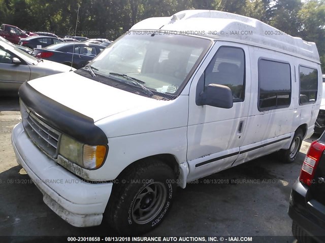 1FDEE14H1PHB93697 - 1993 FORD ECONOLINE E150 VAN WHITE photo 2