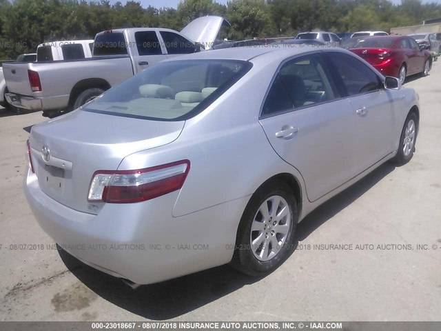 4T1BB46K19U111418 - 2009 TOYOTA CAMRY HYBRID SILVER photo 4