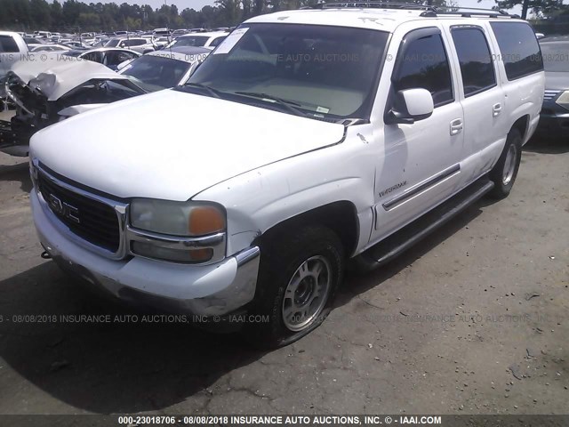 3GKEC16Z52G297780 - 2002 GMC YUKON XL C1500 WHITE photo 2