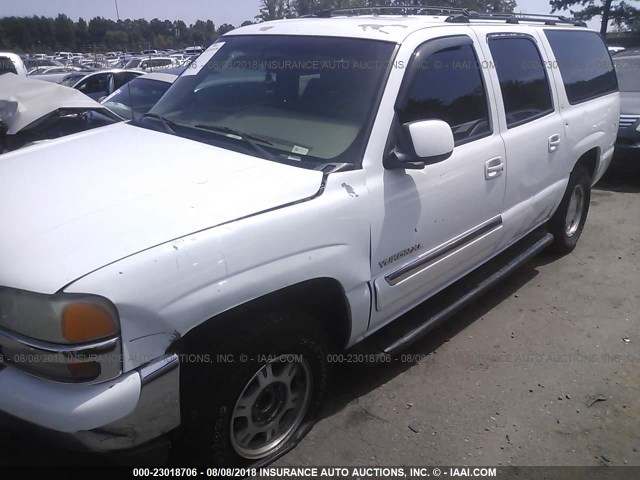 3GKEC16Z52G297780 - 2002 GMC YUKON XL C1500 WHITE photo 6