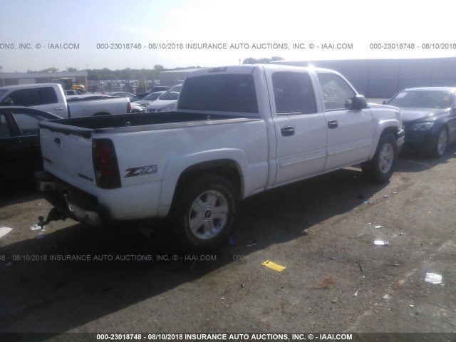 2GCEK13T651286881 - 2005 CHEVROLET SILVERADO K1500 WHITE photo 4