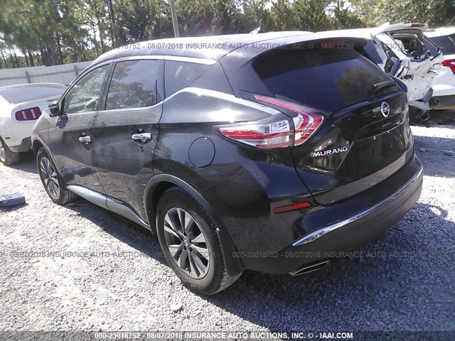 5N1AZ2MG6FN280432 - 2015 NISSAN MURANO S/SL/SV/PLATINUM BLACK photo 3