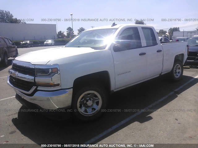 1GCRCNEH6GZ360163 - 2016 CHEVROLET SILVERADO C1500/C1500  LS WHITE photo 2