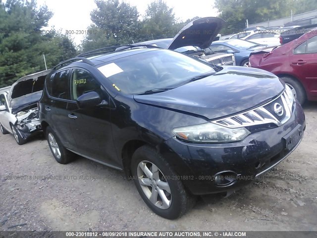 JN8AZ18W99W208546 - 2009 NISSAN MURANO S/SL/LE BLACK photo 1