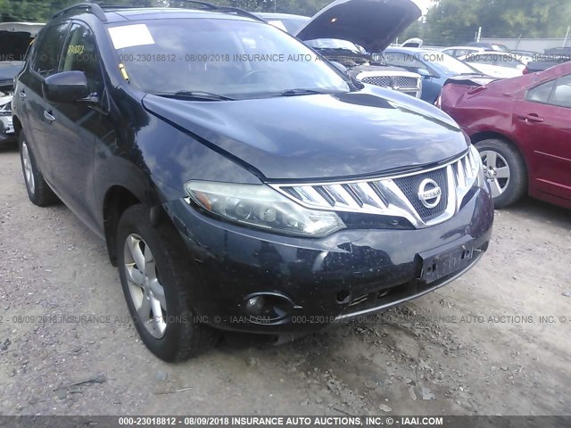 JN8AZ18W99W208546 - 2009 NISSAN MURANO S/SL/LE BLACK photo 6