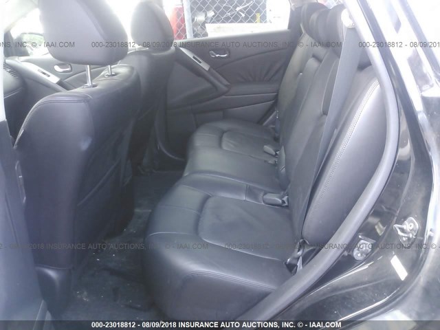 JN8AZ18W99W208546 - 2009 NISSAN MURANO S/SL/LE BLACK photo 8