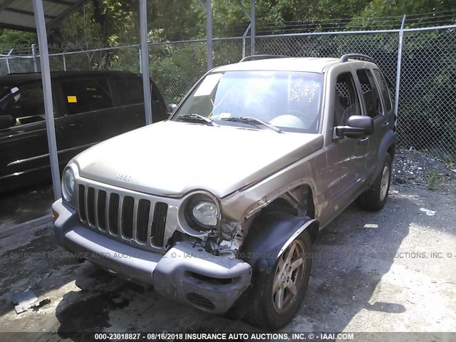 1J4GL48KX3W683310 - 2003 JEEP LIBERTY SPORT/FREEDOM შამპანური ფოტო 2