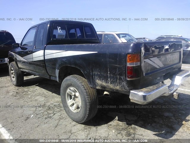 JT4VN13G5L5035551 - 1990 TOYOTA PICKUP 1/2 TON EXTRA LONG WHEELBASE SR5 BLACK photo 3