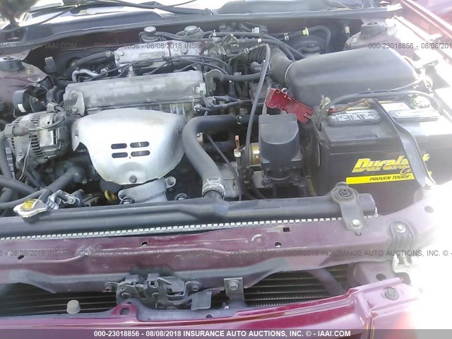 4T1BG22KXVU015888 - 1997 TOYOTA CAMRY CE/LE/XLE 勃艮第红 照片 10
