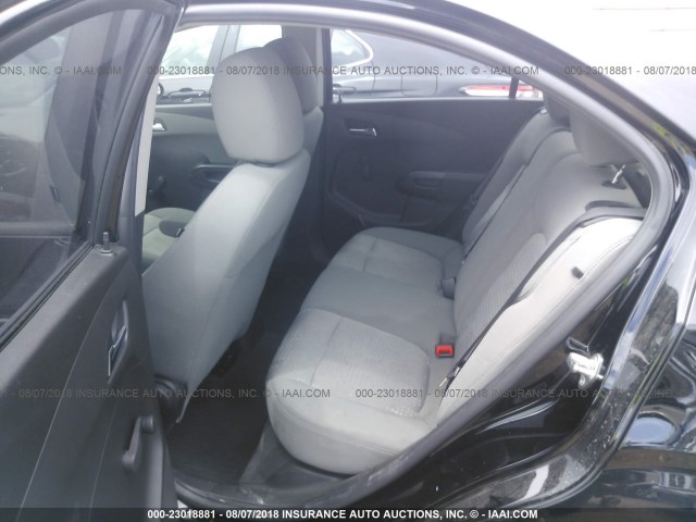 1G1JA5SH3C4186754 - 2012 CHEVROLET SONIC LS BLACK photo 8