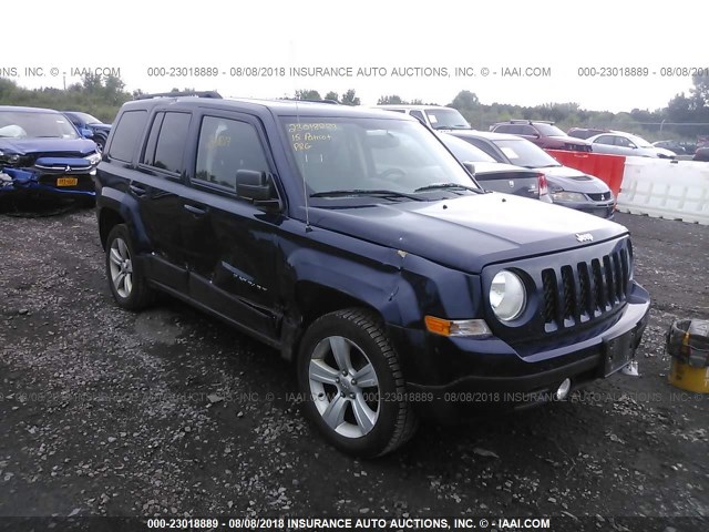 1C4NJRFB2FD177649 - 2015 JEEP PATRIOT LATITUDE BLUE photo 1